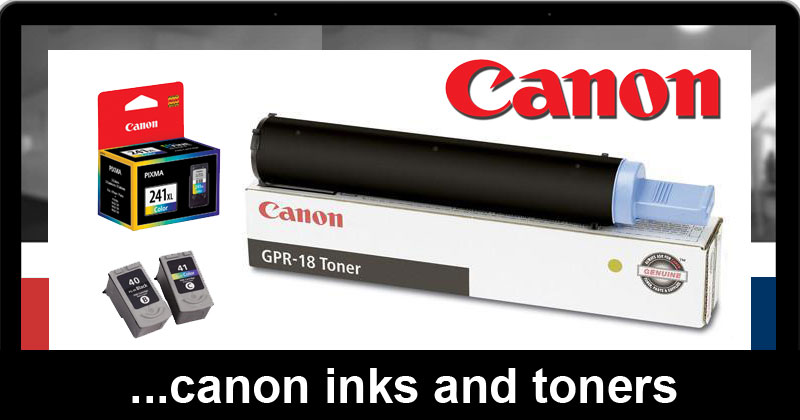 canon inks amd toners